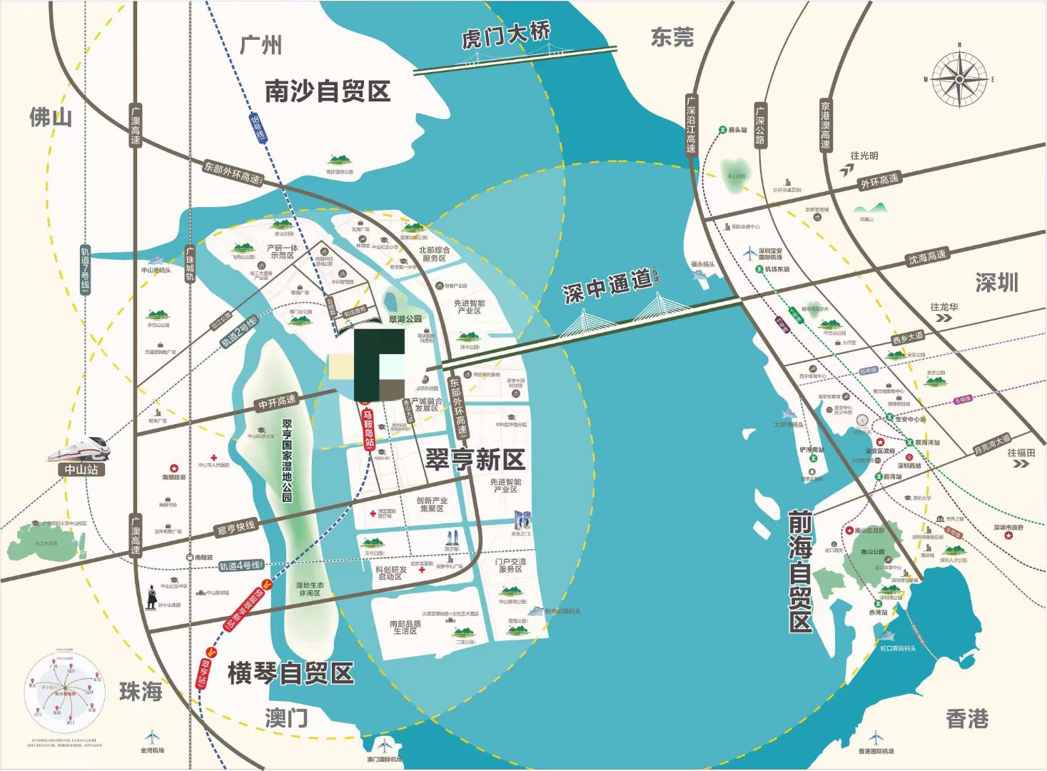 西乡15分钟到【恒大世纪】深中大桥马鞍岛首付52万起(图3)